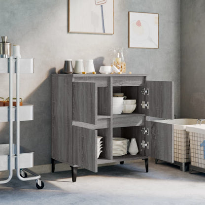 Sideboard Grau Sonoma 60x35x70 cm Holzwerkstoff - Pazzar.ch
