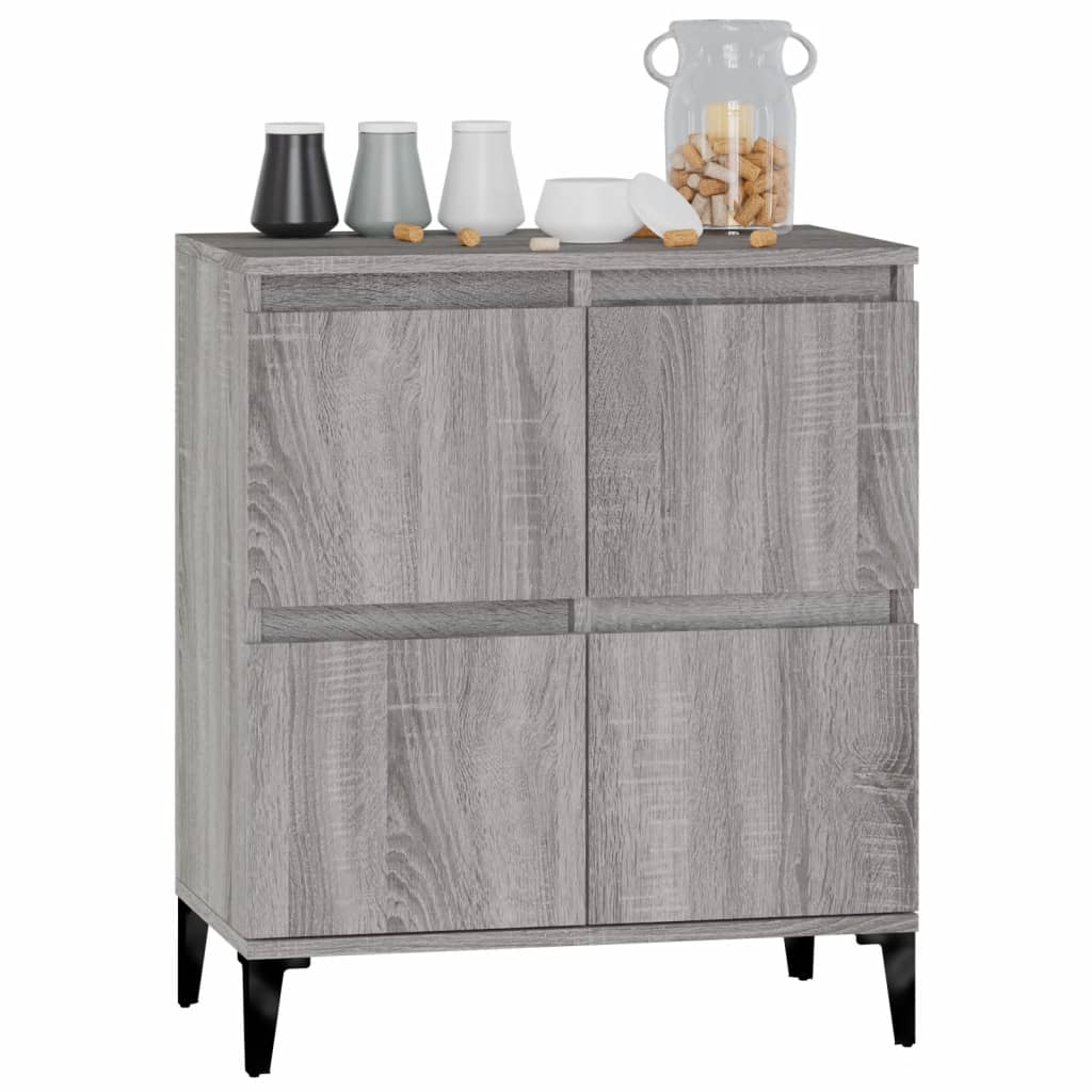 Sideboard Grau Sonoma 60x35x70 cm Holzwerkstoff - Pazzar.ch