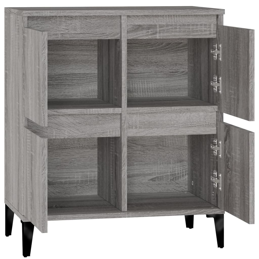 Sideboard Grau Sonoma 60x35x70 cm Holzwerkstoff - Pazzar.ch