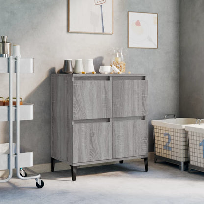 Sideboard Grau Sonoma 60x35x70 cm Holzwerkstoff - Pazzar.ch