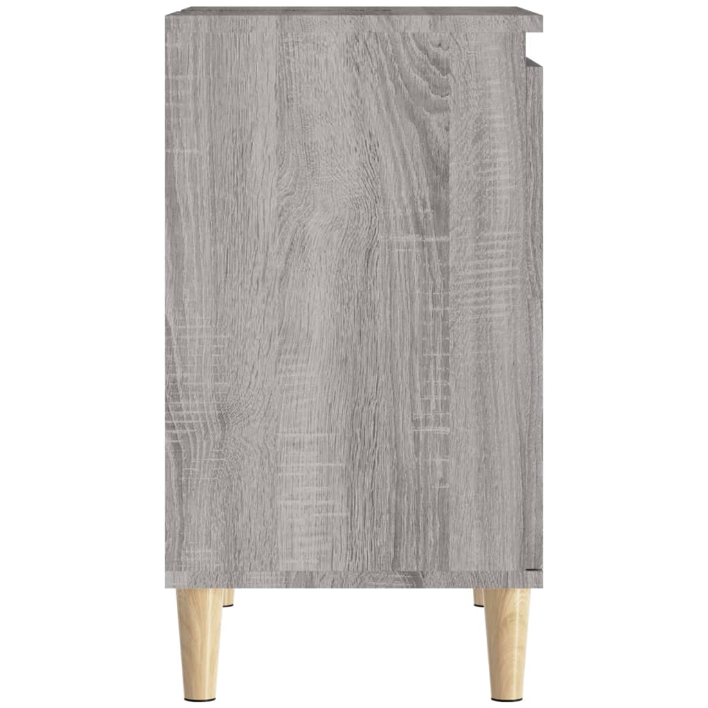 Waschbeckenunterschrank Grau Sonoma 58x33x60 cm Holzwerkstoff - Pazzar.ch
