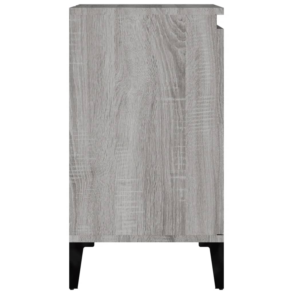 Waschbeckenunterschrank Grau Sonoma 58x33x60 cm Holzwerkstoff - Pazzar.ch