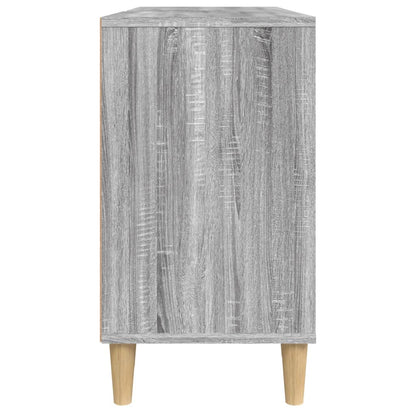 Waschbeckenunterschrank Grau Sonoma 80x33x60 cm Holzwerkstoff - Pazzar.ch