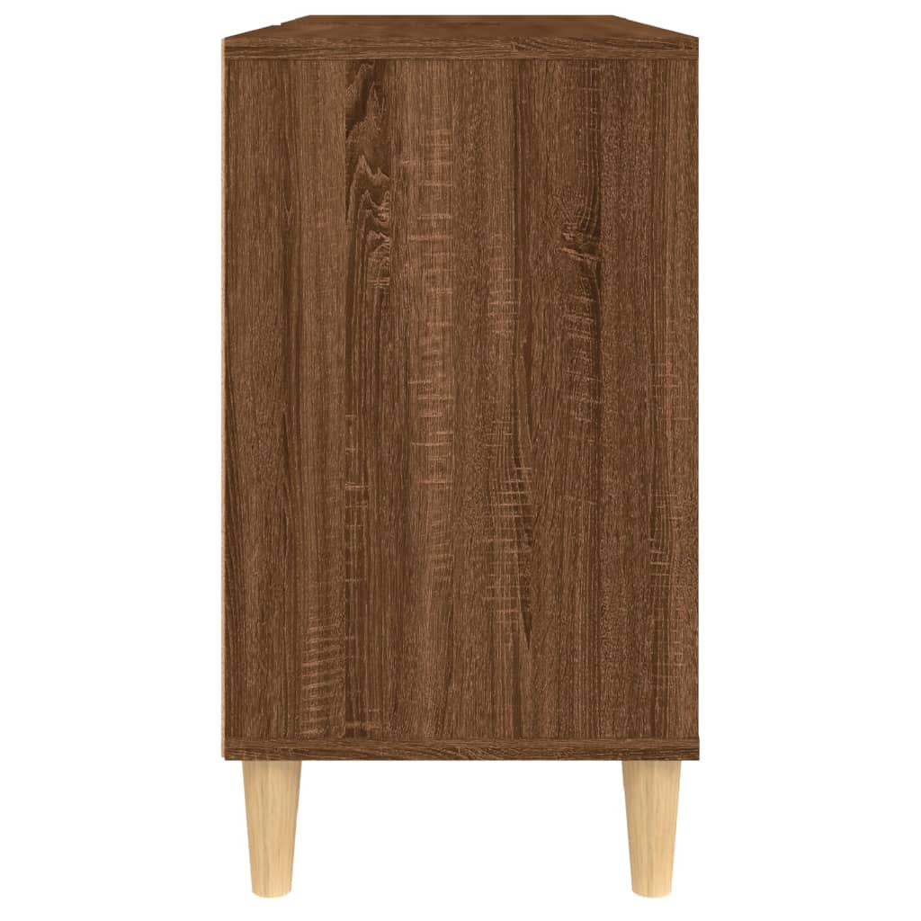 Waschbeckenunterschrank Braun Eichen-Optik 80x33x60 cm - Pazzar.ch