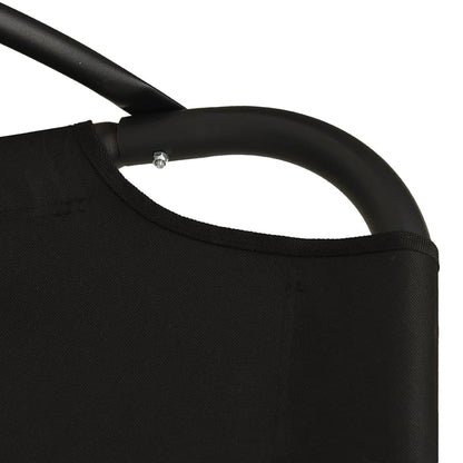 Garten-Hängestuhl mit Kissen Creme Oxford-Gewebe und Stahl - Pazzar.ch