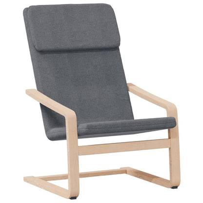 Relaxsessel Dunkelgrau Stoff - Pazzar.ch