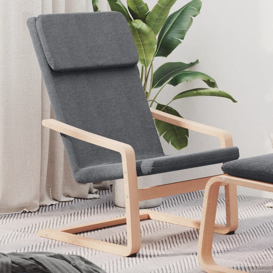 Relaxsessel Dunkelgrau Stoff - Pazzar.ch