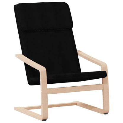 Relaxsessel Schwarz Stoff - Pazzar.ch