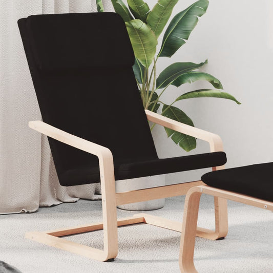 Relaxsessel Schwarz Stoff - Pazzar.ch