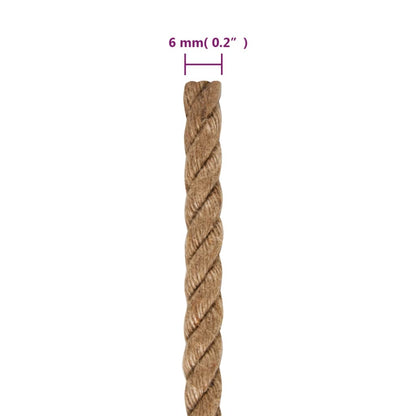 Juteseil 50 m Länge 6 mm Stärke - Pazzar.ch