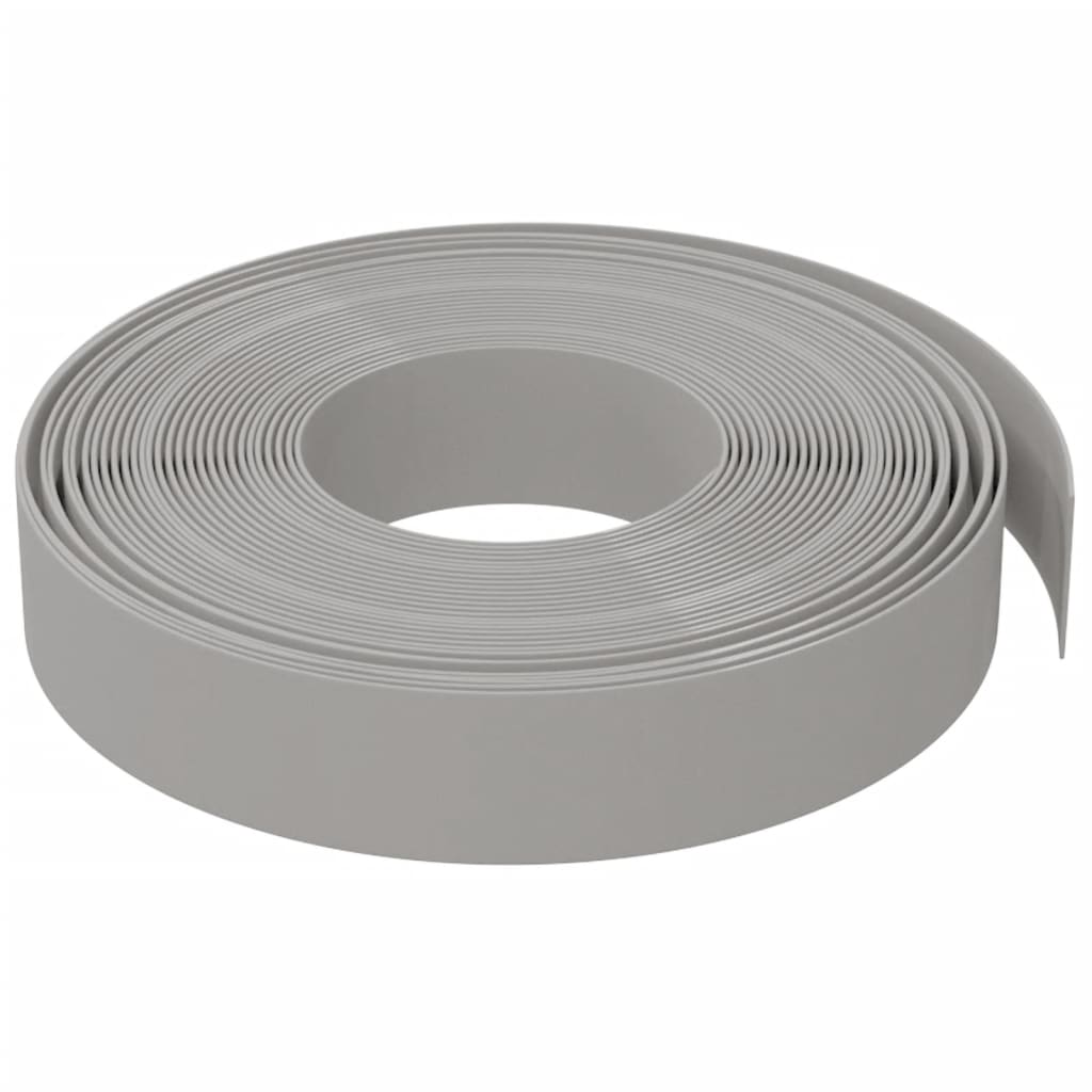 Rasenkante Grau 10 m 10 cm Polyethylen - Pazzar.ch