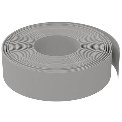 Rasenkante Grau 10 m 15 cm Polyethylen - Pazzar.ch