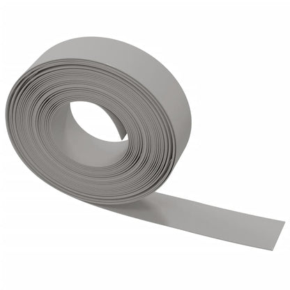 Rasenkante Grau 10 m 15 cm Polyethylen - Pazzar.ch