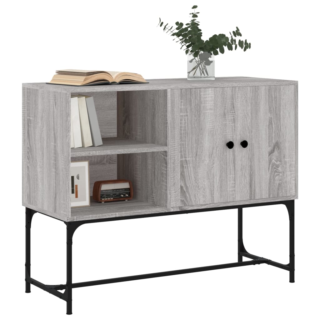 Sideboard Grau Sonoma 100x40x79,5 cm Holzwerkstoff - Pazzar.ch
