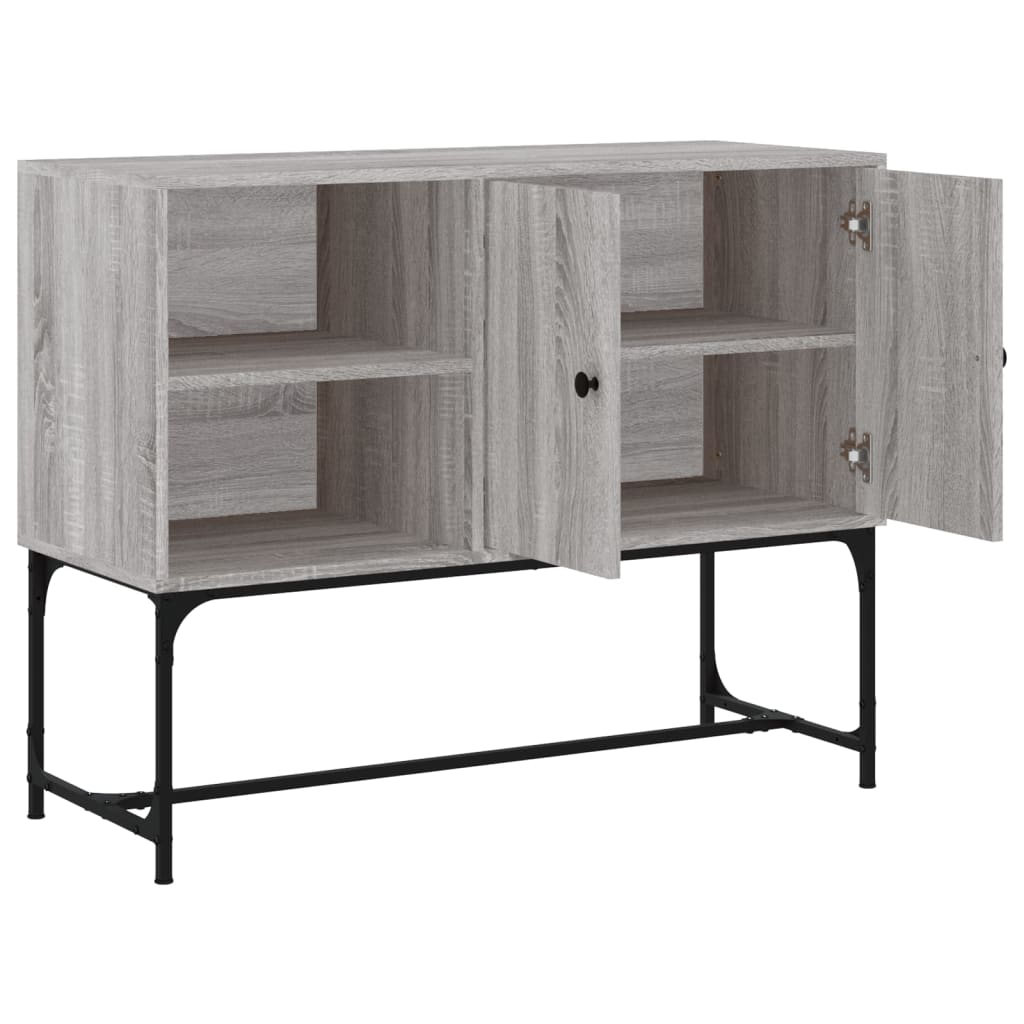 Sideboard Grau Sonoma 100x40x79,5 cm Holzwerkstoff - Pazzar.ch