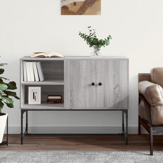 Sideboard Grau Sonoma 100x40x79,5 cm Holzwerkstoff - Pazzar.ch