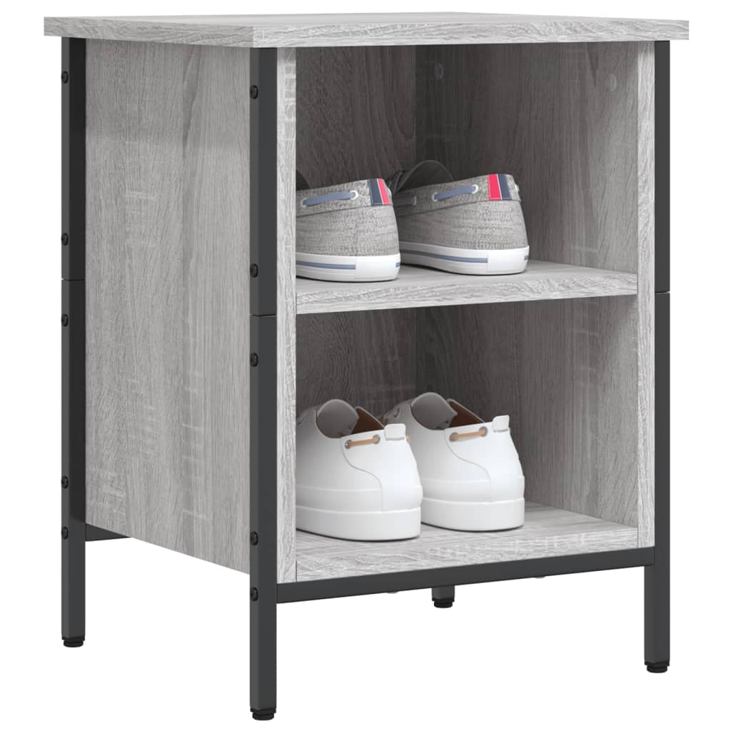 Schuhregal Grau Sonoma 38x35x50 cm Holzwerkstoff - Pazzar.ch