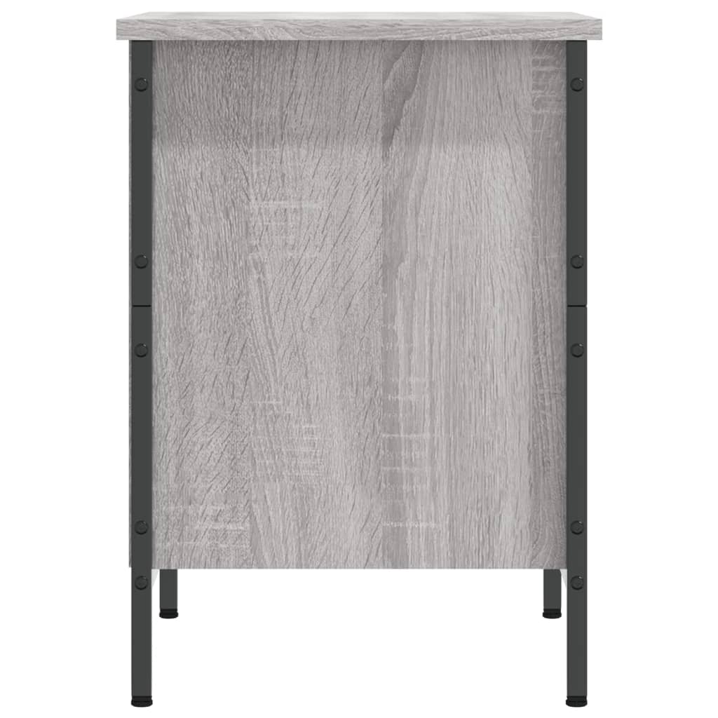 Schuhregal Grau Sonoma 38x35x50 cm Holzwerkstoff - Pazzar.ch