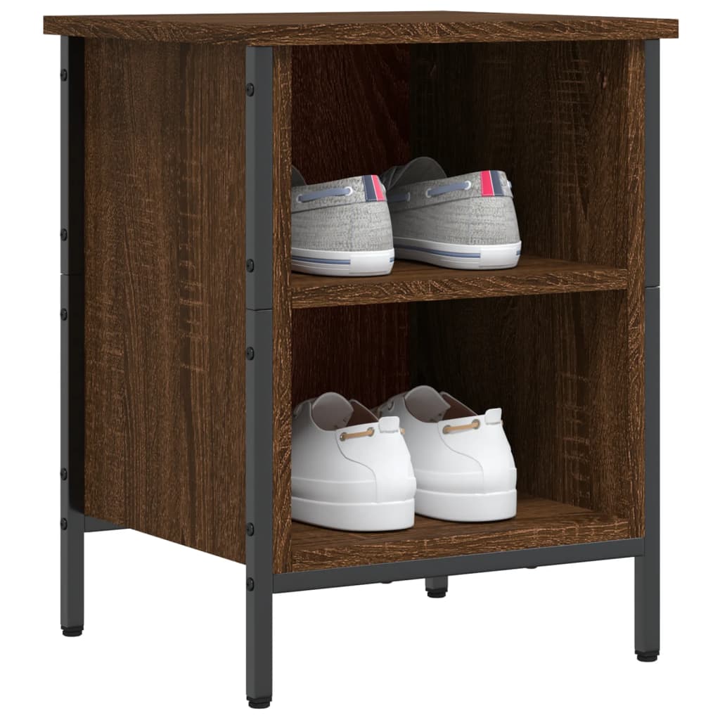 Schuhregal Braun Eichen-Optik 38x35x50 cm Holzwerkstoff - Pazzar.ch