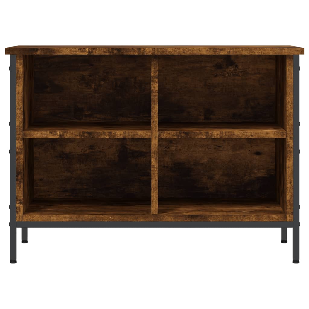 Schuhregal Räuchereiche 69x35x50 cm Holzwerkstoff - Pazzar.ch