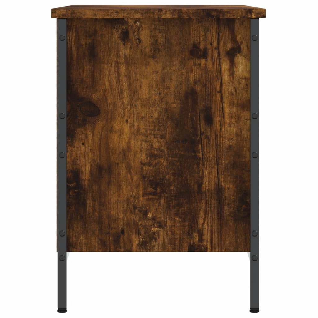 Schuhregal Räuchereiche 69x35x50 cm Holzwerkstoff - Pazzar.ch