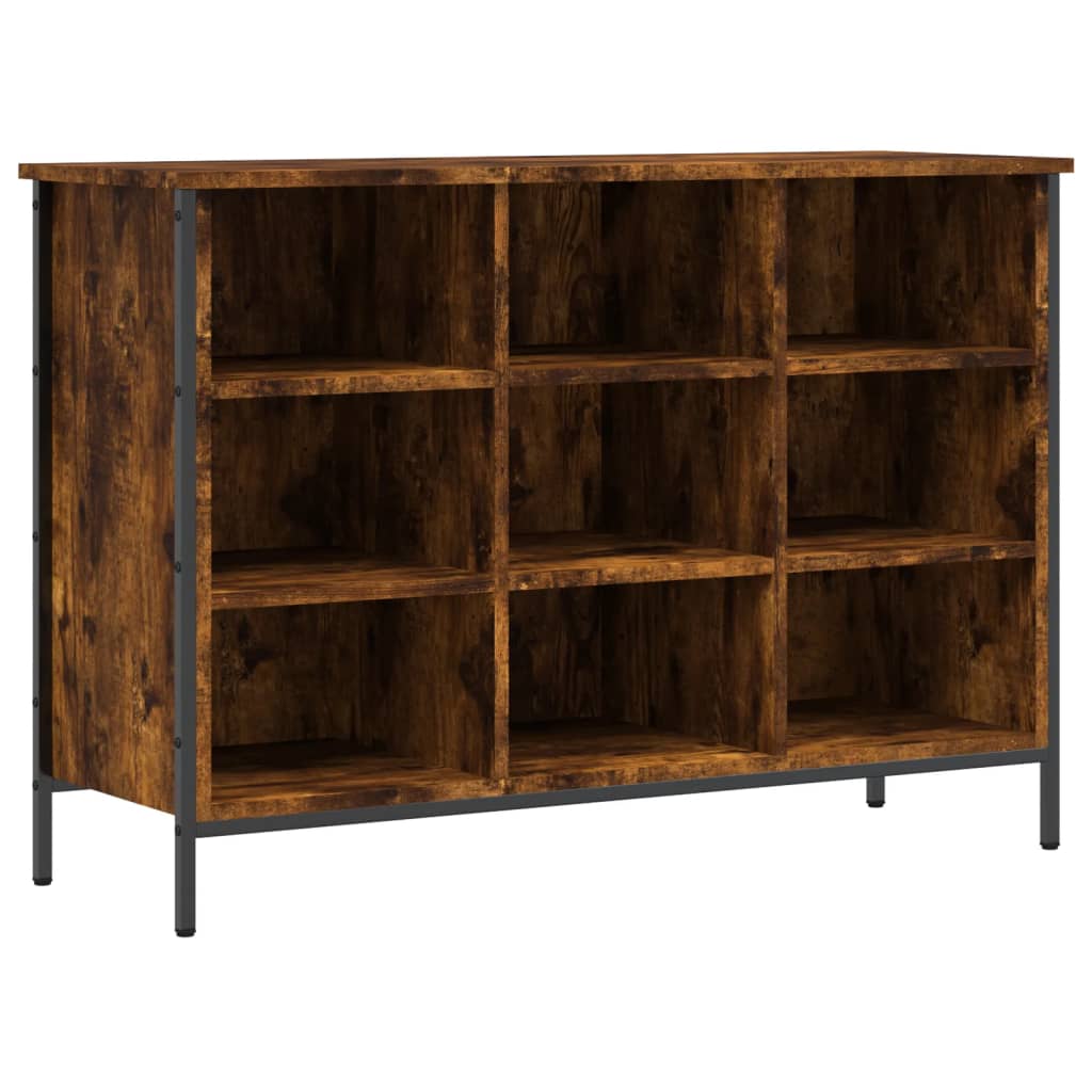 Schuhregal Räuchereiche 100x35x70 cm Holzwerkstoff - Pazzar.ch