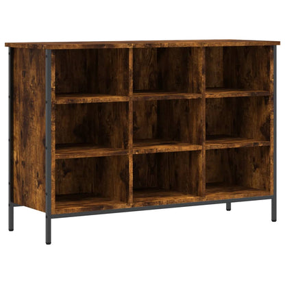 Schuhregal Räuchereiche 100x35x70 cm Holzwerkstoff - Pazzar.ch