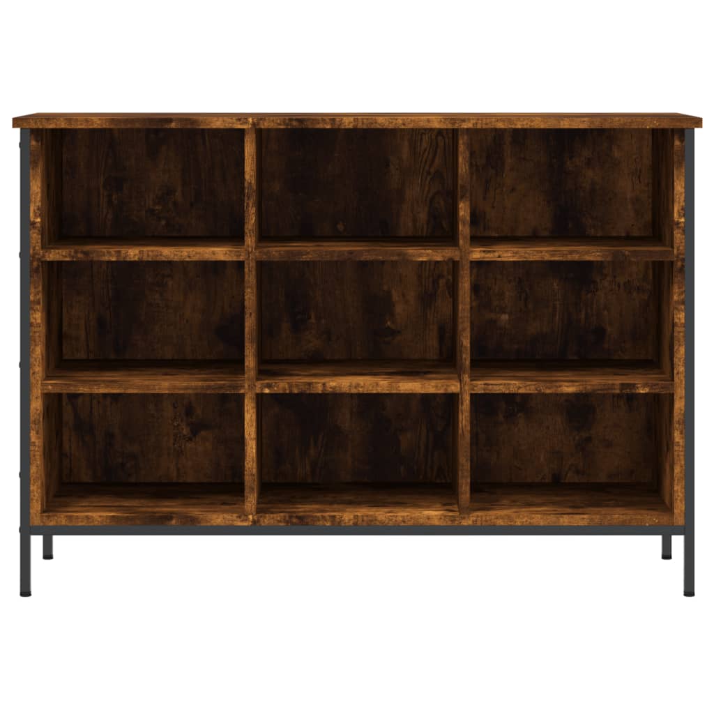 Schuhregal Räuchereiche 100x35x70 cm Holzwerkstoff - Pazzar.ch