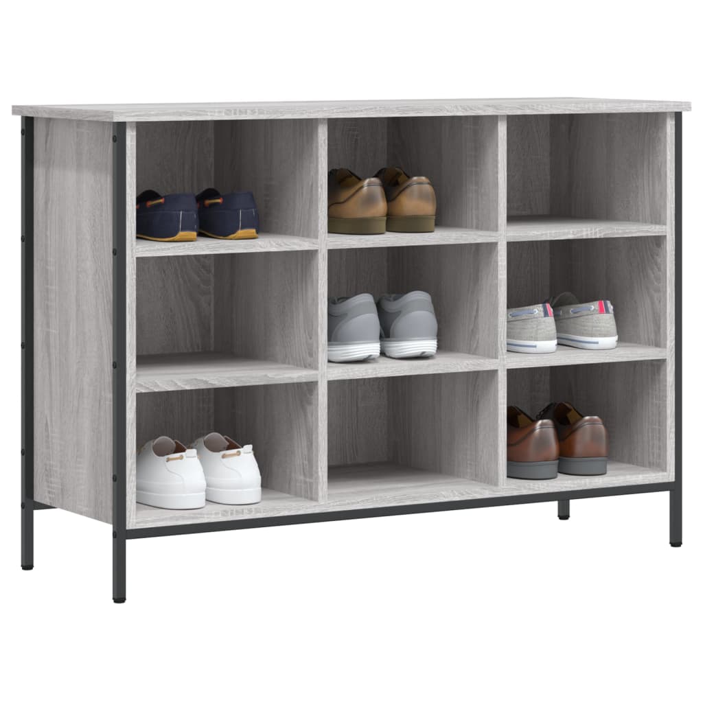 Schuhregal Grau Sonoma 100x35x70 cm Holzwerkstoff - Pazzar.ch