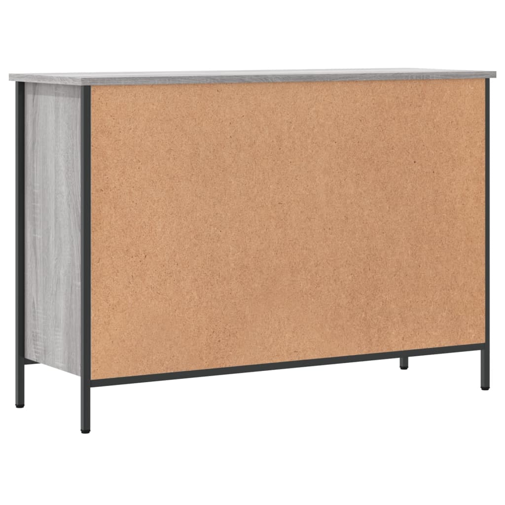 Schuhregal Grau Sonoma 100x35x70 cm Holzwerkstoff - Pazzar.ch