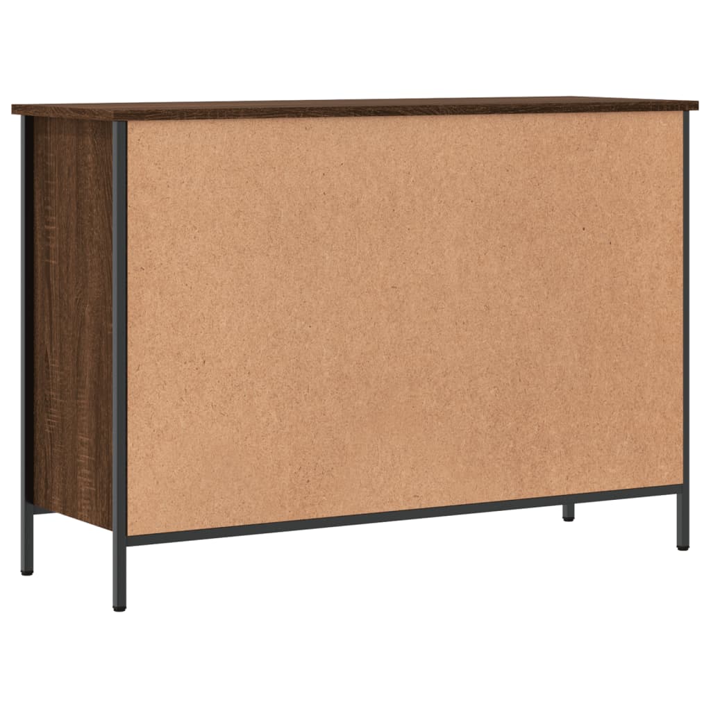 Schuhregal Braun Eichen-Optik 100x35x70 cm Holzwerkstoff - Pazzar.ch