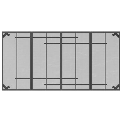 Gartentisch Anthrazit 200x100x72 cm Stahlgitter - Pazzar.ch
