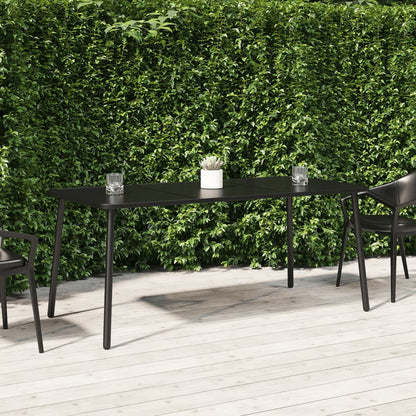 Gartentisch Anthrazit 165x80x71 cm Stahl - Pazzar.ch