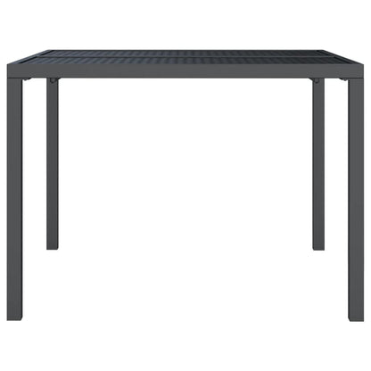 Gartentisch Anthrazit 100x100x72 cm Stahl - Pazzar.ch