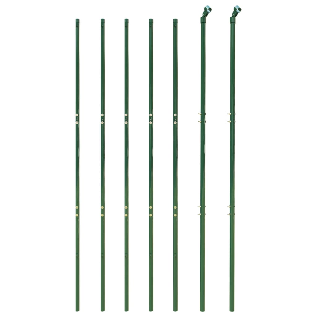 Maschendrahtzaun mit Bodenhülsen Grün 2,2x10 m - Pazzar.ch