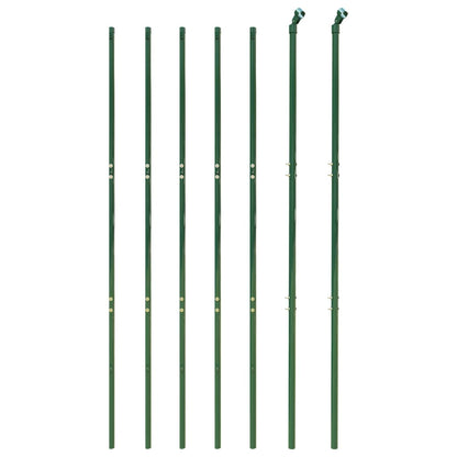 Maschendrahtzaun mit Bodenhülsen Grün 2,2x10 m - Pazzar.ch