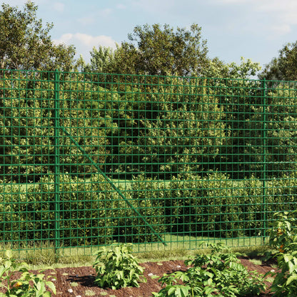 Maschendrahtzaun mit Bodenhülsen Grün 2,2x25 m - Pazzar.ch
