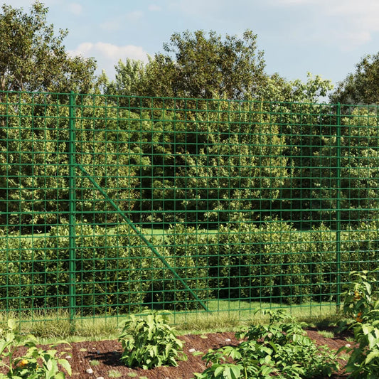 Maschendrahtzaun mit Bodenhülsen Grün 1,8x10 m - Pazzar.ch