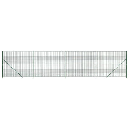 Maschendrahtzaun mit Bodenflansch Grün 2x10 m - Pazzar.ch
