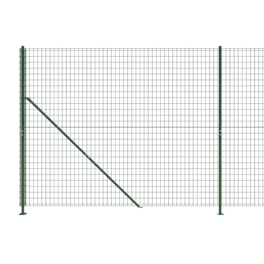 Maschendrahtzaun mit Bodenflansch Grün 2x10 m - Pazzar.ch