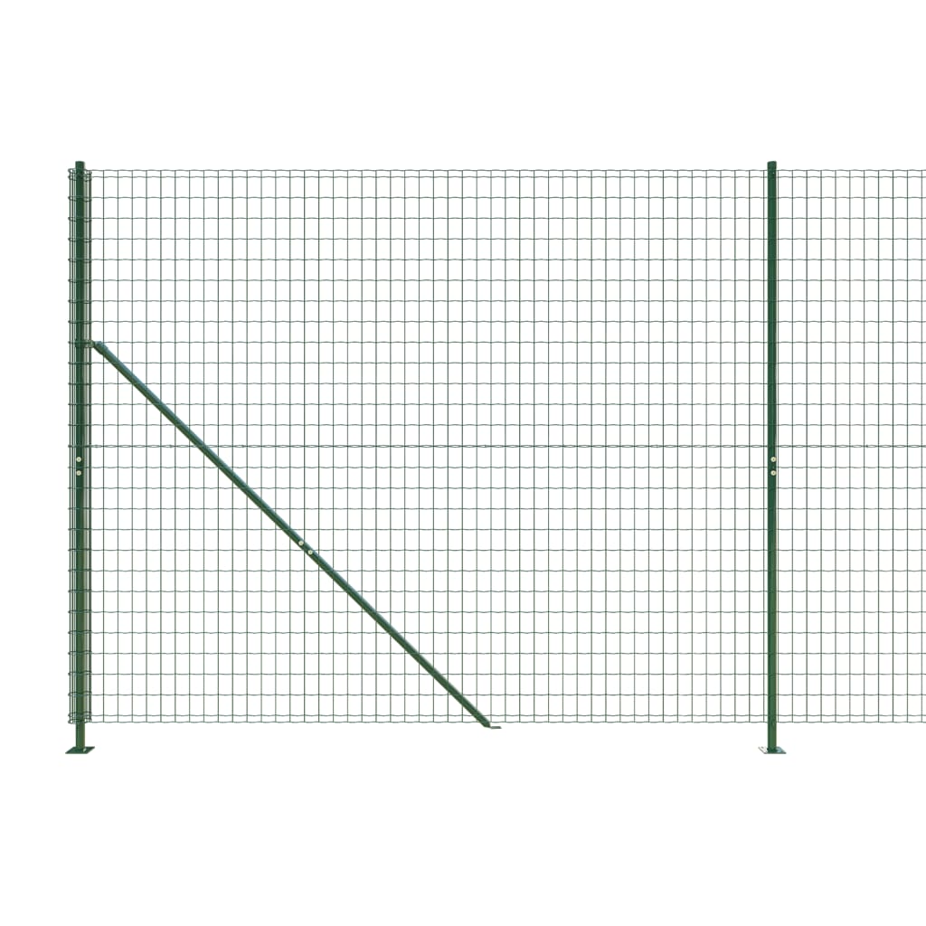Maschendrahtzaun mit Bodenflansch Grün 2,2x10 m - Pazzar.ch