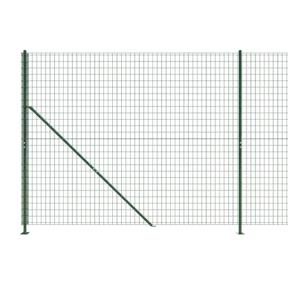 Maschendrahtzaun mit Bodenflansch Grün 1,4x25 m - Pazzar.ch
