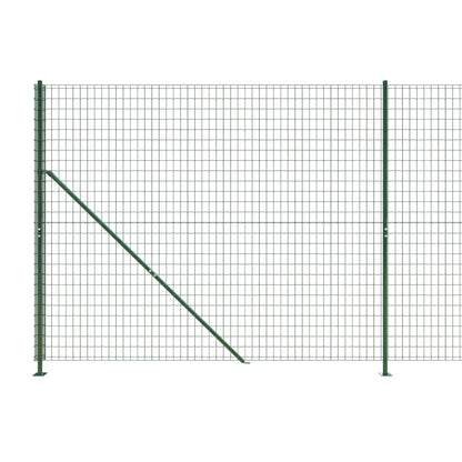 Maschendrahtzaun mit Bodenflansch Grün 1,6x25 m - Pazzar.ch