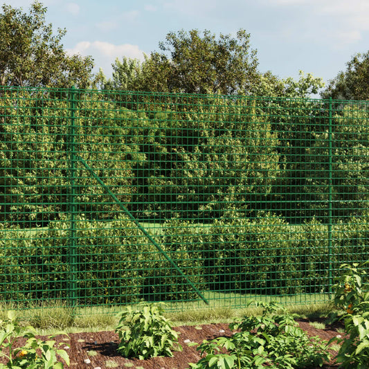 Maschendrahtzaun mit Bodenflansch Grün 2x25 m - Pazzar.ch