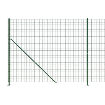 Maschendrahtzaun mit Bodenflansch Grün 2,2x25 m - Pazzar.ch