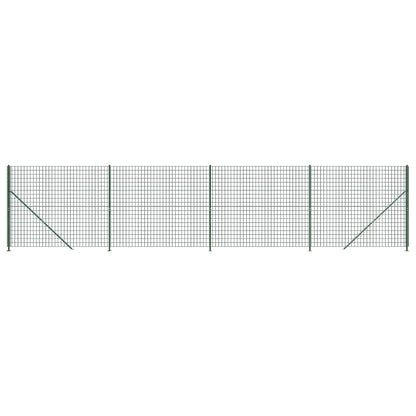 Maschendrahtzaun mit Bodenflansch Grün 2,2x10 m - Pazzar.ch