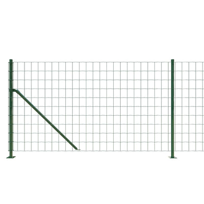 Maschendrahtzaun mit Bodenflansch Grün 0,8x25 m - Pazzar.ch