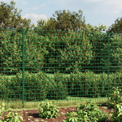 Maschendrahtzaun mit Bodenflansch Grün 2x25 m - Pazzar.ch