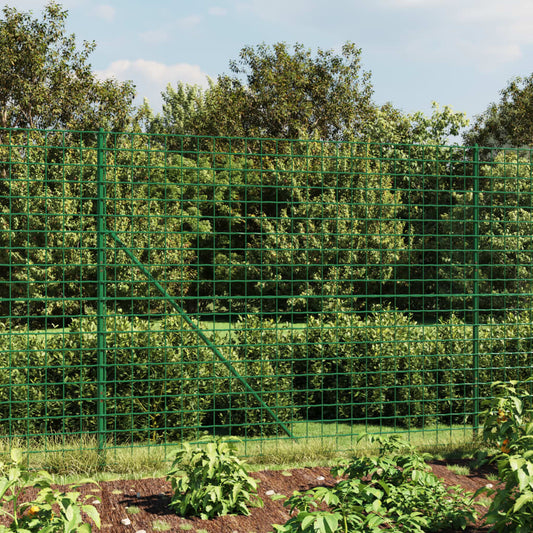 Maschendrahtzaun mit Bodenflansch Grün 1,4x10 m - Pazzar.ch