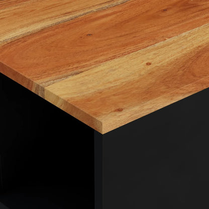 Couchtisch 60x50x35 cm Massivholz Akazie - Pazzar.ch